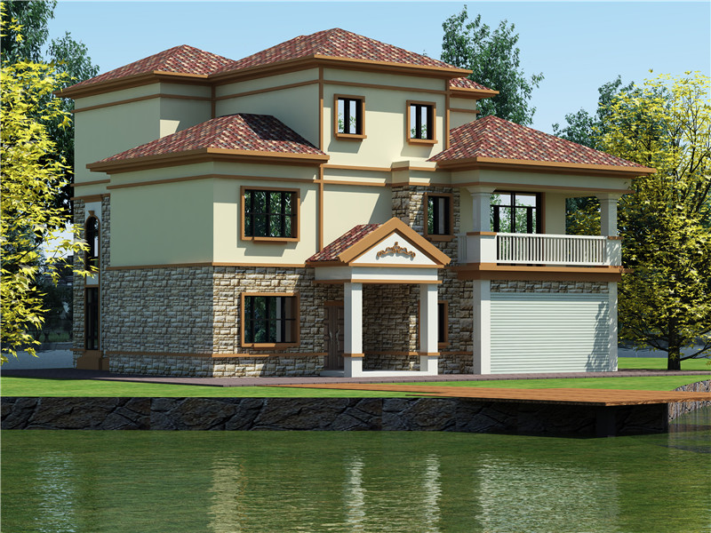 采取環(huán)保理念搭建的輕鋼別墅 采取環(huán)保理念搭建的輕鋼別墅