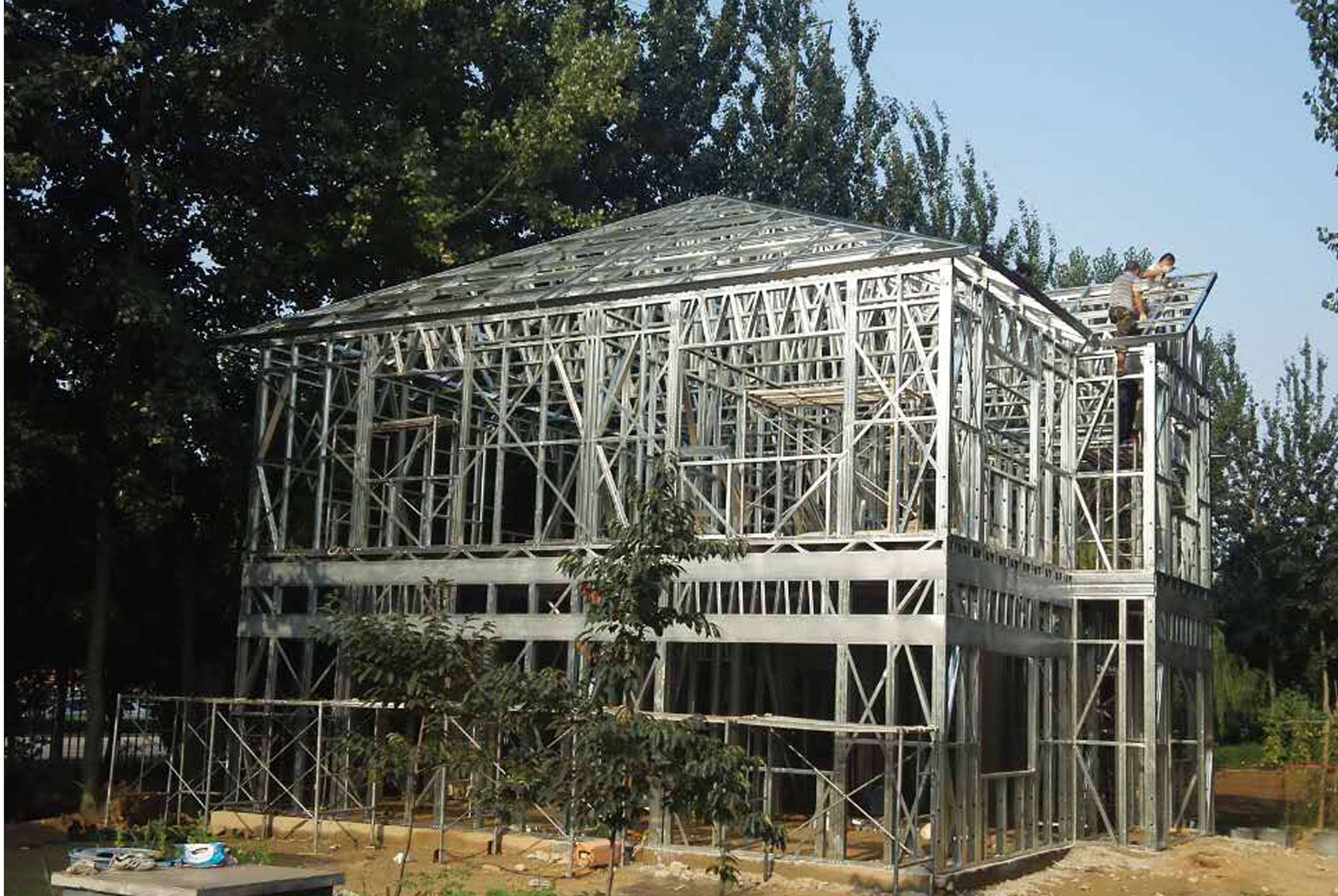 輕鋼別墅龍骨展示 輕鋼別墅龍骨展示