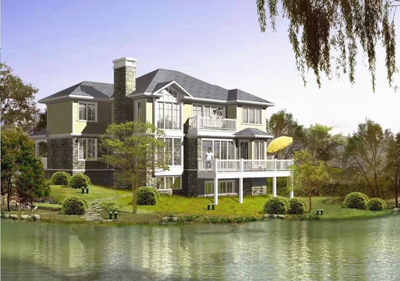 兩層輕鋼別墅戶(hù)型效果圖