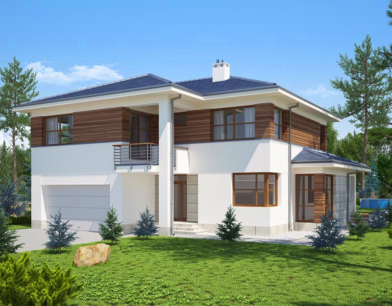 與周邊環(huán)境融為一體的輕鋼別墅 與周邊環(huán)境融為一體的輕鋼別墅