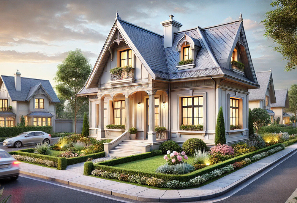 二層法式風(fēng)格輕鋼別墅戶型鑒賞，您心動(dòng)了嗎？