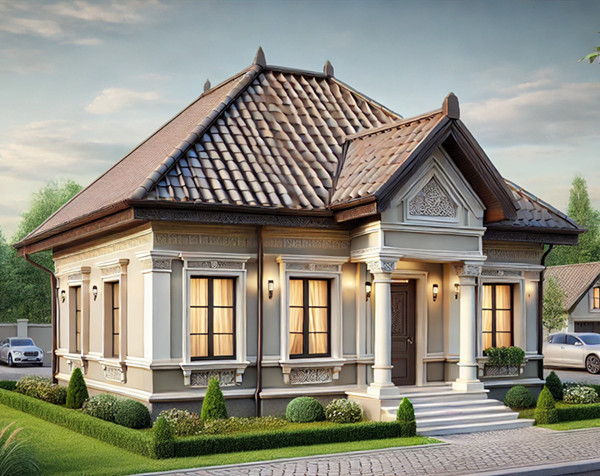 二層120平米歐式風(fēng)情輕鋼別墅戶型賞析，這是你的理想家園嗎？