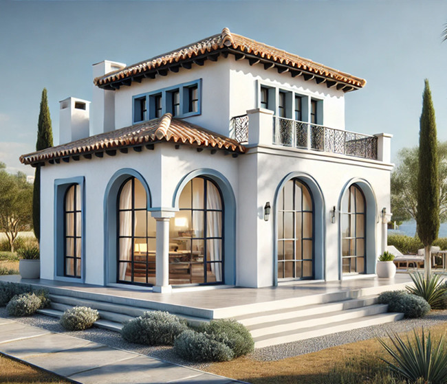 二層100平米輕鋼別墅設(shè)計(jì)鑒賞：地中海風(fēng)格的獨(dú)特魅力