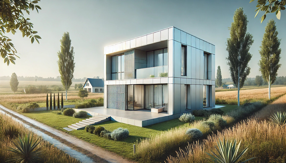 搭建在農(nóng)村的輕鋼別墅（圖三）