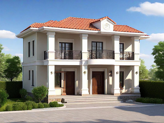 二層210平方輕鋼別墅戶型圖