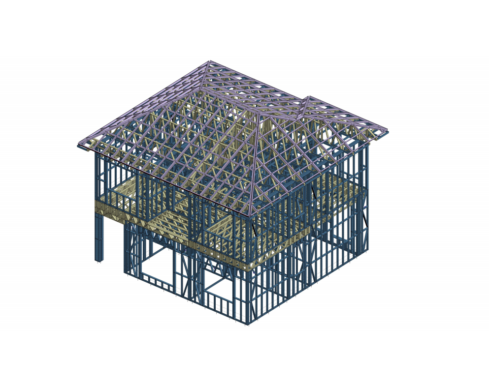 兩層輕鋼別墅結(jié)構(gòu)計(jì)算書數(shù)據(jù)展示