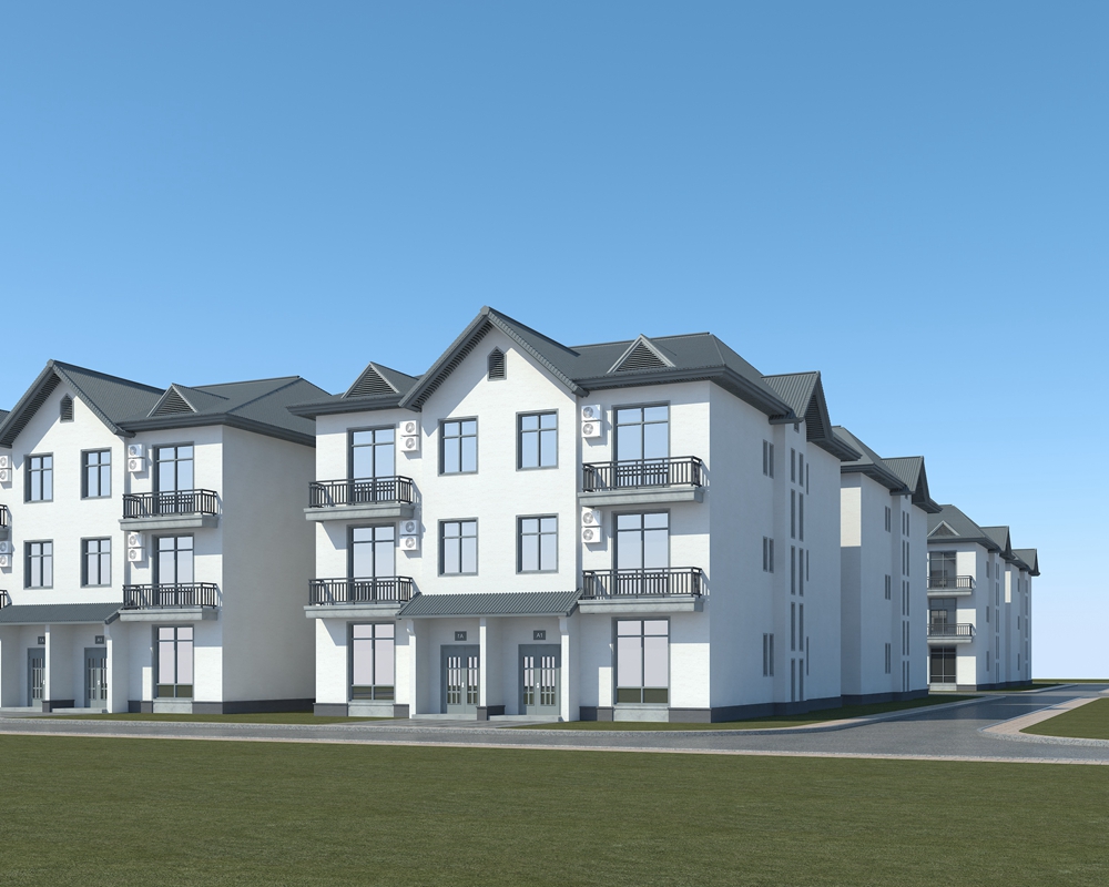 柬埔寨雙拼別墅200棟案例